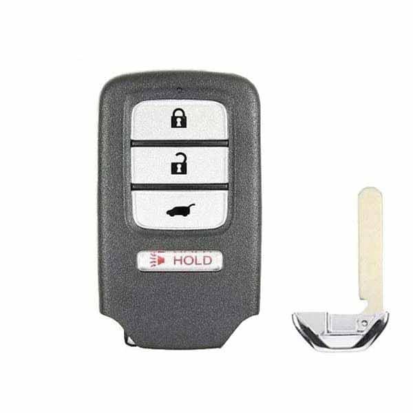 KeylessFactory: Honda 4-Button Smart Key SHELL w/ Trunk